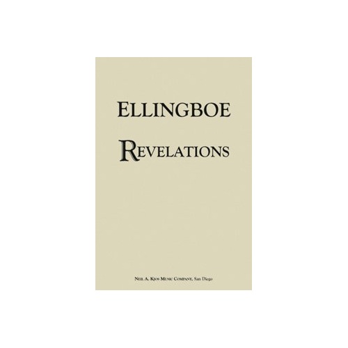 Revelations Cantata for SATB Choir and Organ by Bradley Ellingboe, Includes Brass Quintet Accompaniment Option, 1 Page