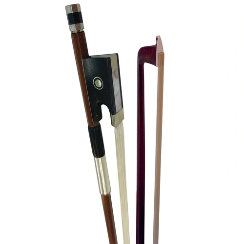 Vivo Student Violin Bow 3/4 VNBO-S34 with Octagonal Wood Stick and Fully Lined Ebony Frog