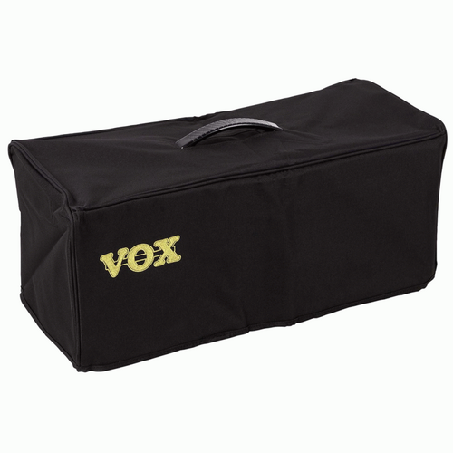 VOX AC15C Head Cover Black, Durable Canvas, Water Resistant, Embroidered Logo, Handle Cutouts, Amp Protection