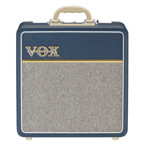 Vox AC4C1-BL Blue All Tube Guitar Amp Combo w/ Single 10" Celestion VX10 (4w)