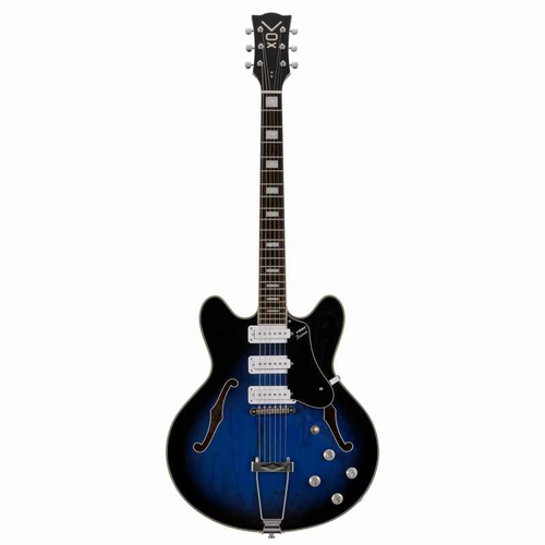 Vox Bobcat S66 Sapphire Blue Semi-Hollow Body Guitar