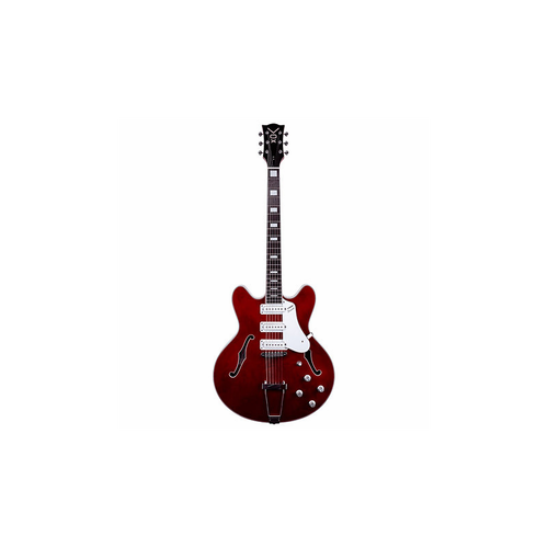 Vox BC-S66-CR Bobcat S66 Cherry Red Semi-Hollow Body Guitar