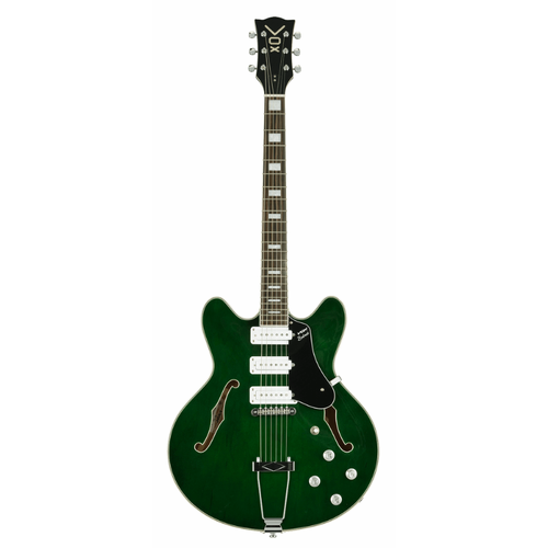 Vox Bobcat S66 Semi-Hollow Body Guitar in Italian Green
