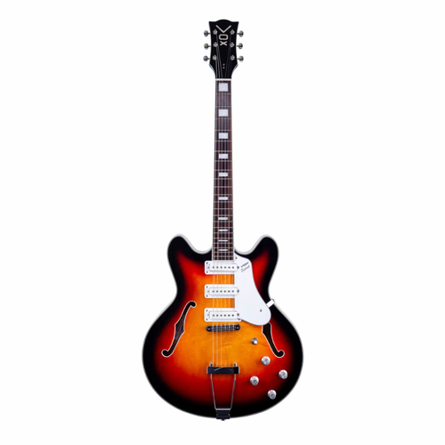 Vox BC-S66-SB Bobcat S66 Sunburst Semi-Hollow Body Guitar