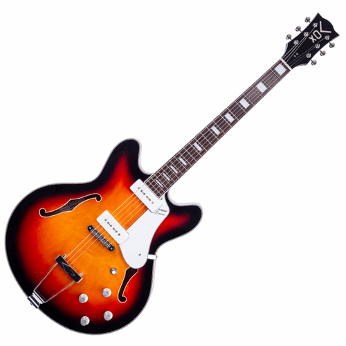 VOX Bobcat V90 Sunburst Semi-Hollow Body Guitar