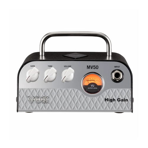 Vox MV50-HG High Gain Mini Amp Head 50W Hybrid Guitar Amplifier with Cab-emulated Line/Headphone Out, Volume, Tone, and Gain Controls