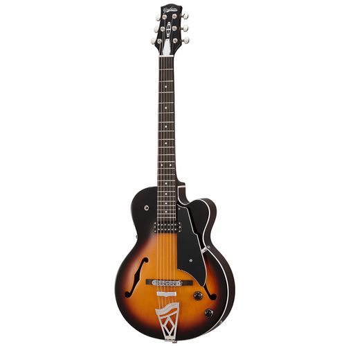 Vox VGA-3D-SB Giulietta 3D Sunburst Archtop Acoustic/Electric Guitar