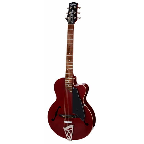 VOX VGA-3PS Giulietta 3PS Trans Red Cutaway Archtop Guitar