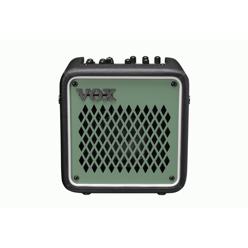Vox Mini Go 3 Watt Portable Amplifier with Rhythm Machine and Effects, Green