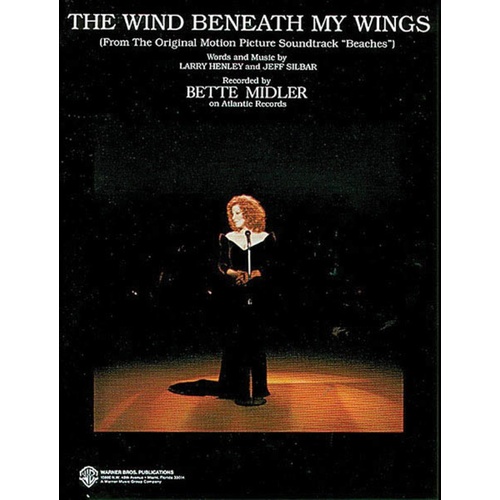 Wind Beneath My Wings (Beaches) S/S PVG