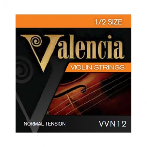 Valencia VVN12 1/2 Set Violin Strings - Steel Ball End