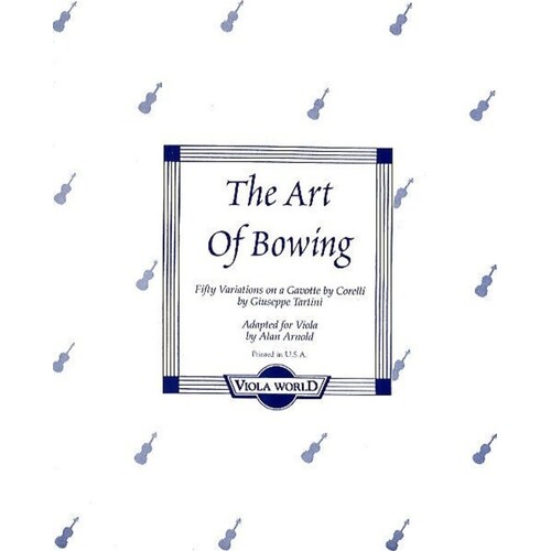 Tartini - Art Of Bowing For Viola (Softcover Book)