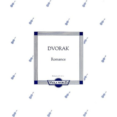 Dvorak - Romance Op 11 Viola/Piano (Softcover Book)