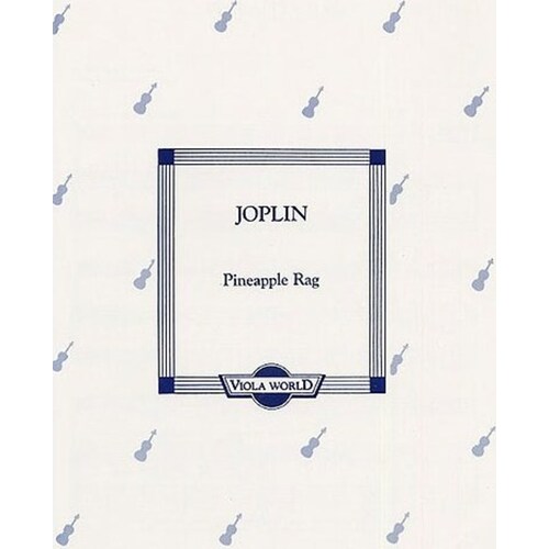 Joplin - Pineapple Rag Viola/Piano (Softcover Book)