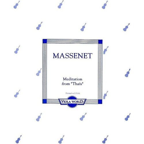 Massenet - Meditation From Thais Viola/Piano (Softcover Book)