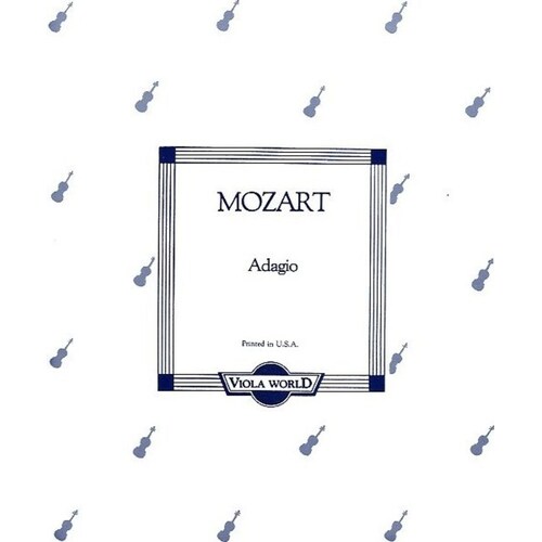 Mozart - Adagio K 261 Viola/Piano (Softcover Book)