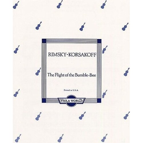 Rimsky-Korsakoff - Flight Of The Bumble Bee Viola/Piano (Softcover Book)
