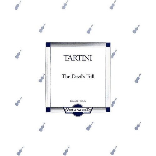 Tartini - Devils Trill Viola/Piano (Softcover Book)