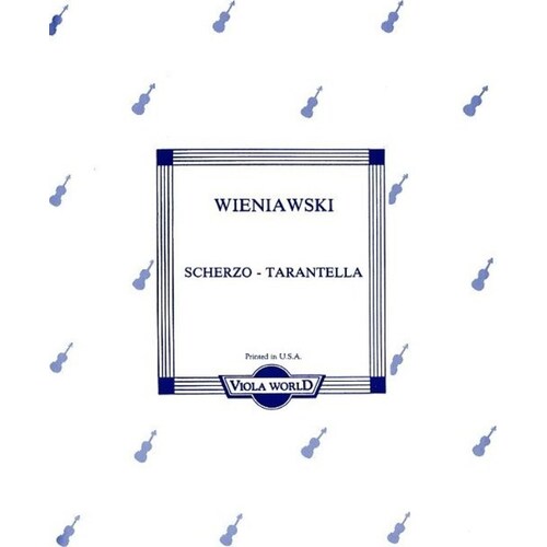 Wieniawsky - Scherzo Tarantella Viola/Piano (Softcover Book)