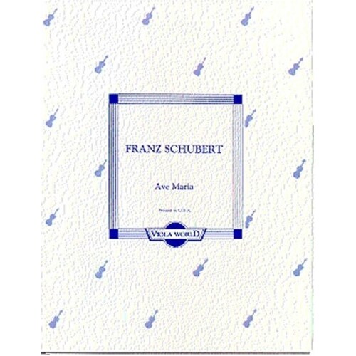 Schubert - Ave Maria Viola/Piano (Softcover Book)