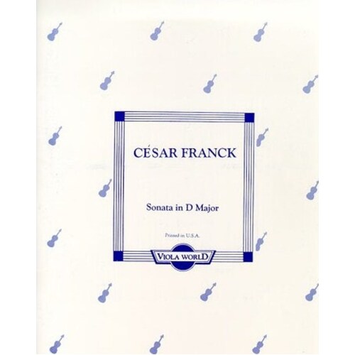 Franck - Sonata In D Viola/Piano (Softcover Book)