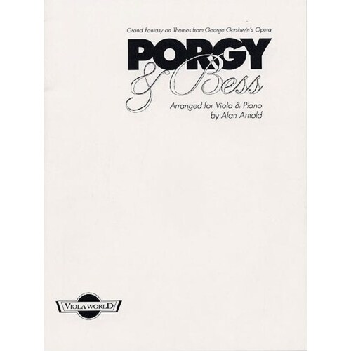 Gershwin - Grand Fantasy Porgy and Bess Viola/Piano (Softcover Book)