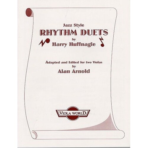 Huffnagle - Jazz Style Rhythm Duets For 2 Violas (Softcover Book)