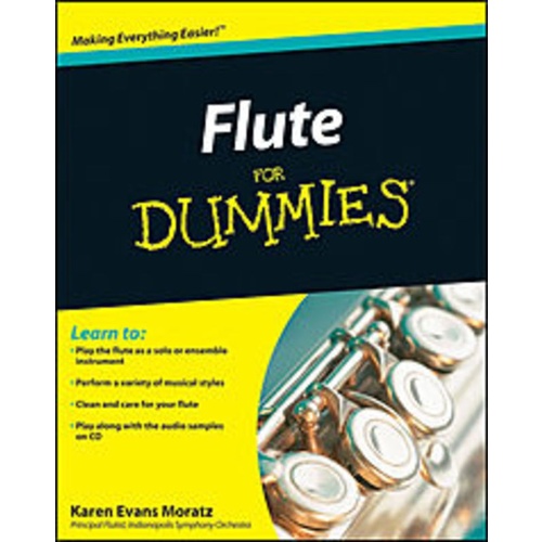 Flute For Dummies Book/CD rom
