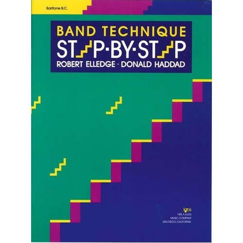 Band Technique Step-by-Step - Baritone B.C. 36 Pages
