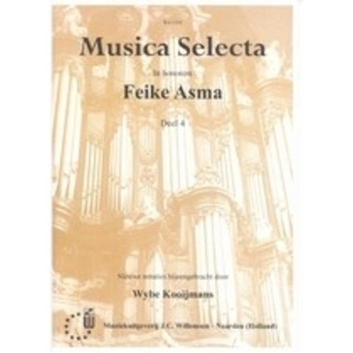 ASMA Musica Selecta 4 for Organ - Psalm 77, 79, 90, 97, Organ Solo, 12 Pages, Willemsen Series