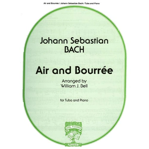 Bach - Air & Bourree for Tuba/Piano Accompaniment by Bell Fischer W1647