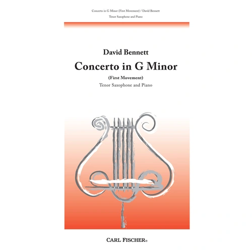 Bennett - Concerto in G Minor 1st Movement for Tenor Saxophone and Piano Accompaniment Fischer W1736
