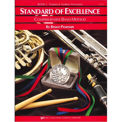 Standard of Excellence Book 1 Timpani/Auxiliary Percussion by Bruce Pearson