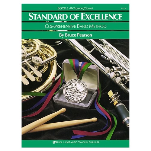 Standard of Excellence Book 3 for Alto Clarinet by Bruce Pearson, 48 pages, Neil A. Kjos Music Company, intermediate band method.