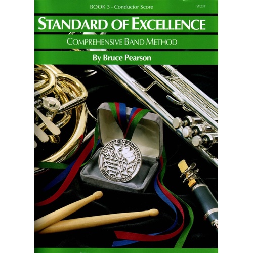 Standard of Excellence Book 3 Conductor Score by Bruce Pearson