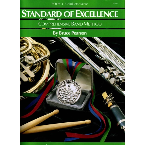 Standard of Excellence Book 3 Conductor Score by Bruce Pearson