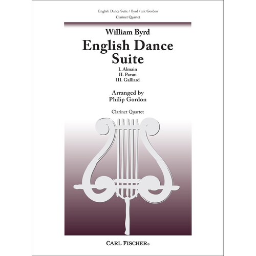Byrd - English Dance Suite Clarinet Quartet (Music Score/Parts)