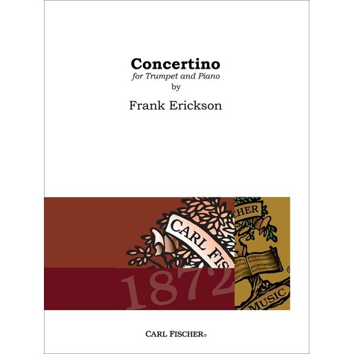 Erickson - Concertino Trumpet/Piano (Softcover Book)