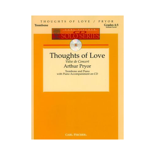 Thoughts of Love - Trombone and Piano Sheet Music with Accompaniment CD