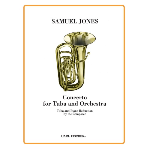 Concerto for Tuba and Orchestra - Jones - Carl Fischer W2636 - Tuba Sheet Music