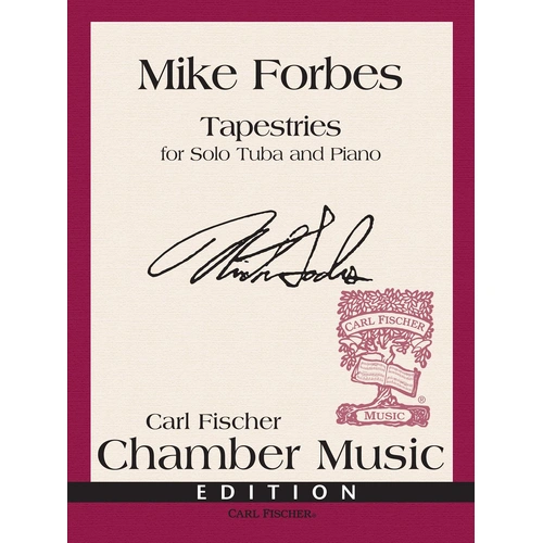 Tapestries for Solo Tuba and Piano - Forbes - Carl Fischer W2653