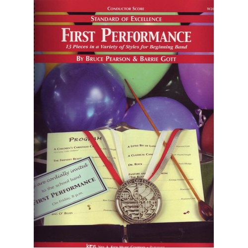First Performance Conductor Score BK/CD for Concert Band