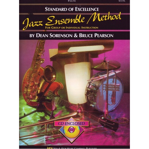 SOE Jazz Ensemble Method for Flute with CD by Bruce Pearson & Dean Sorenson