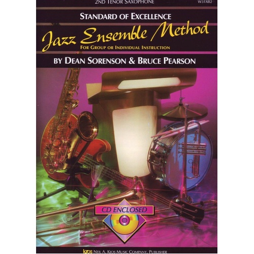 SOE Jazz Ensemble Method 2nd Tenor Saxophone Book/CD by Bruce Pearson & Dean Sorenson