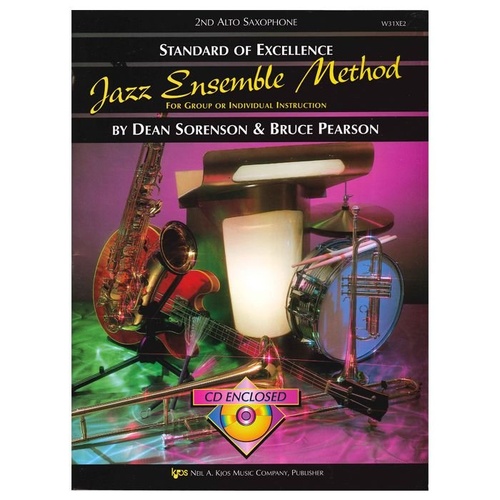 SOE Jazz Ensemble Method 2nd Alto Saxophone Book with CD