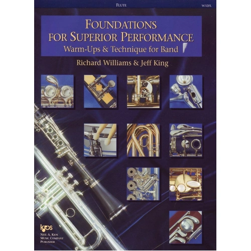 Foundations for Superior Performance Flute Method Book by Jeff King and Richard Williamson