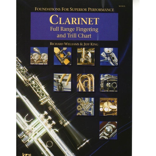 Full Range Fingering and Trill Chart for Clarinet