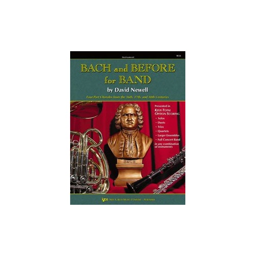 Bach and Before for Band French Horn - 40 Pages, Arranged by David Newell, Kjos Music Company