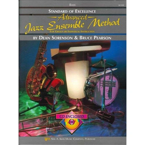Advanced Jazz Ensemble Method for Double Bass with CD