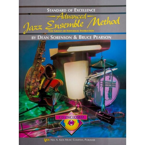 Advanced Jazz Ensemble Method 1st Alto Sax Book/CD (Book/CD)